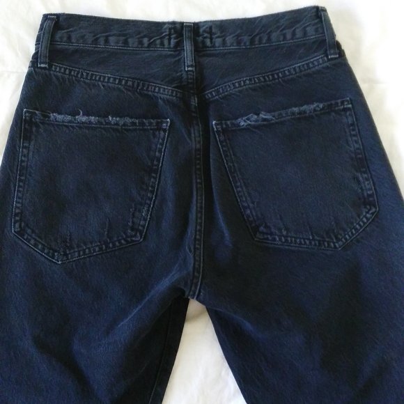 Agolde Jamie Jeans in Compass Black - Picture 5 of 11